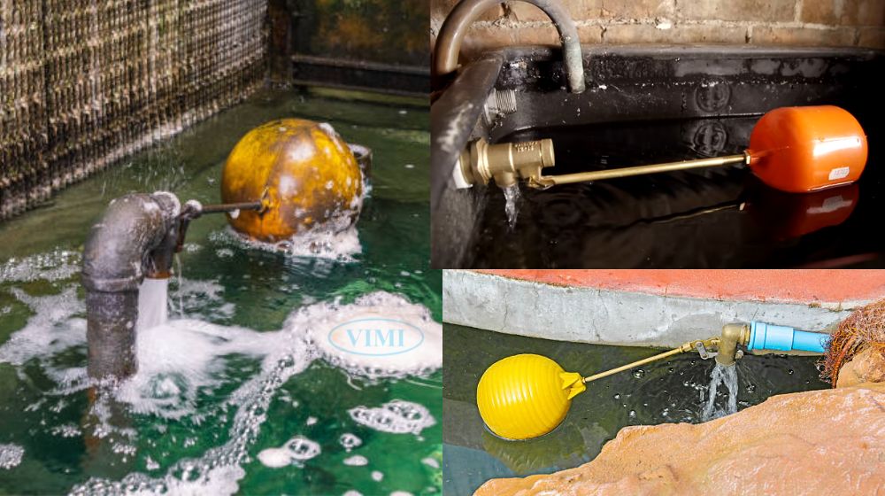 van nước dạng phao