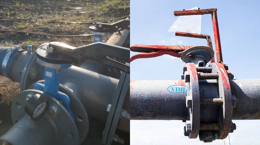 van nước kiểu kẹp