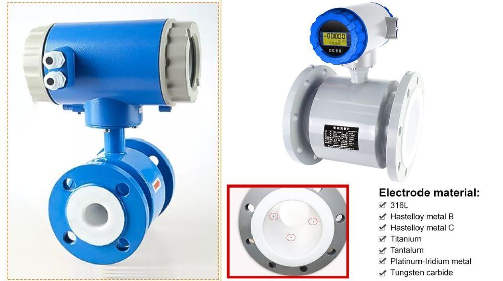 vật liệu điện cực trong đo lưu lượng
