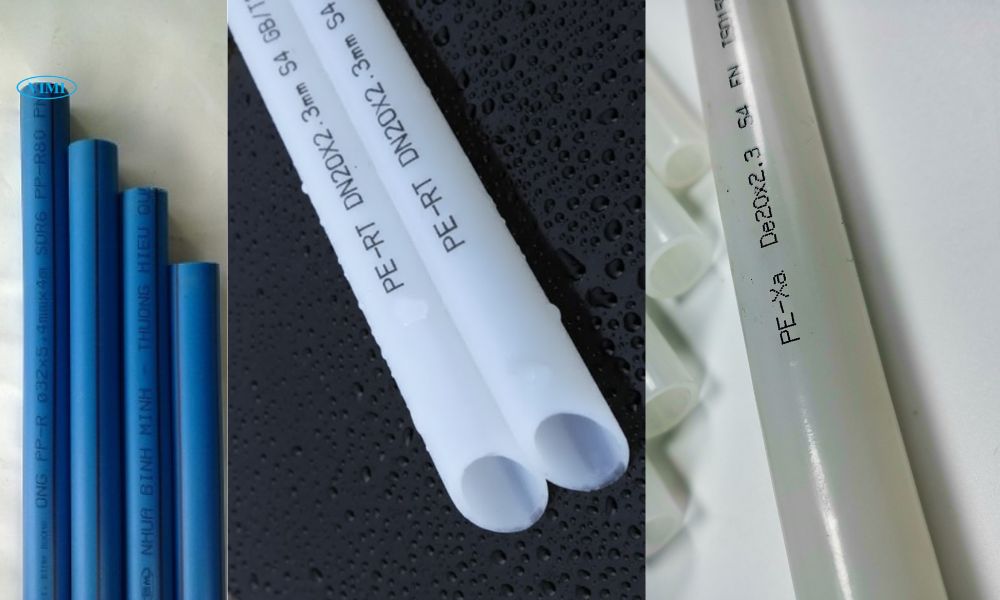 vật liệu sản xuất của ống nước nóng