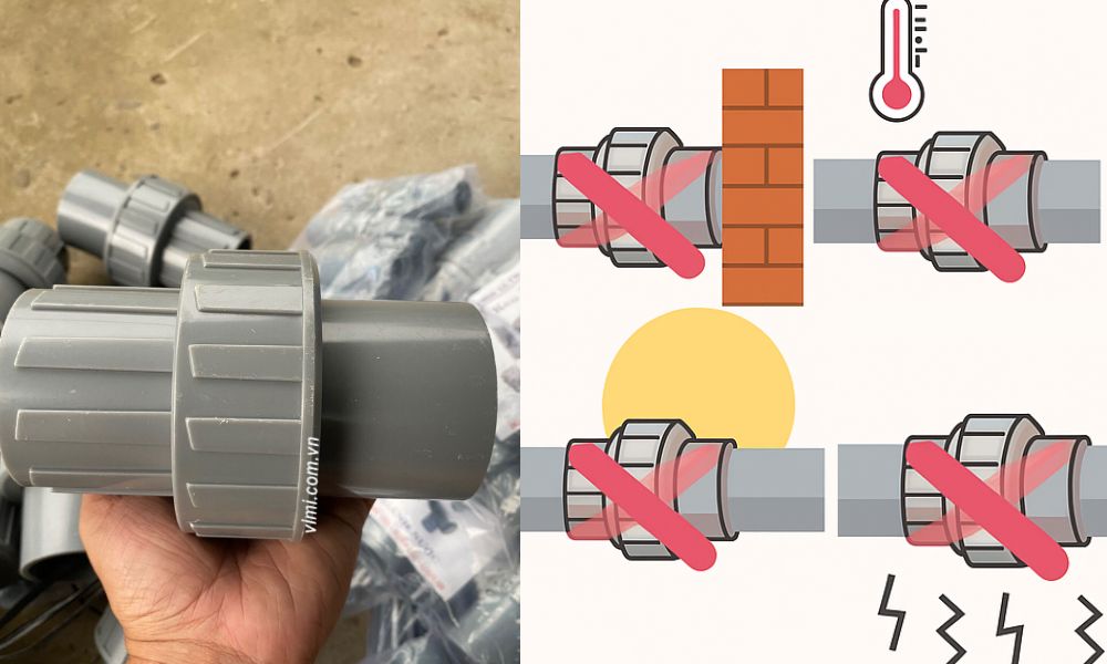 Rắc co 60 - 3 vị trí lắp đặt thường gặp vị trí không nên lắp rắc co 60