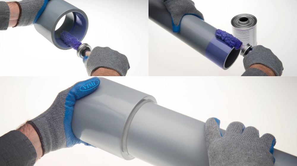 cách dùng keo dán ống nhựa