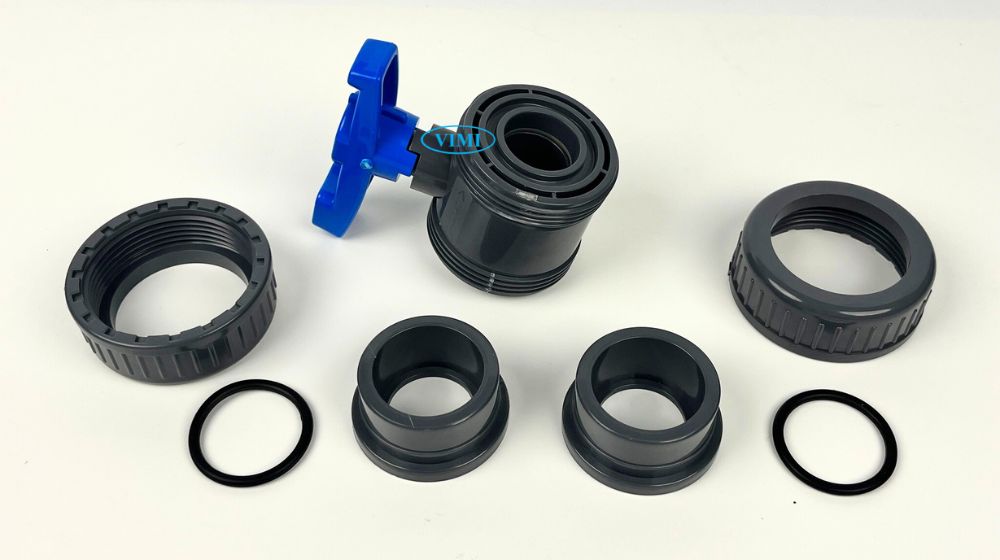 cấu tạo van khóa nước bằng nhựa