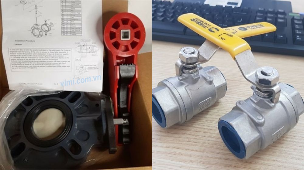 có thể tháo rời tay gạt của van tay gạt không