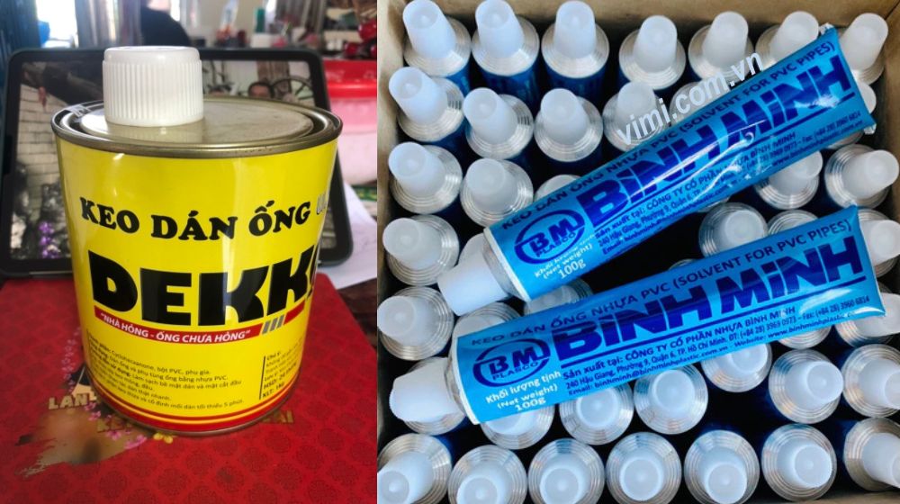 keo dán ống nhựa tại vimi