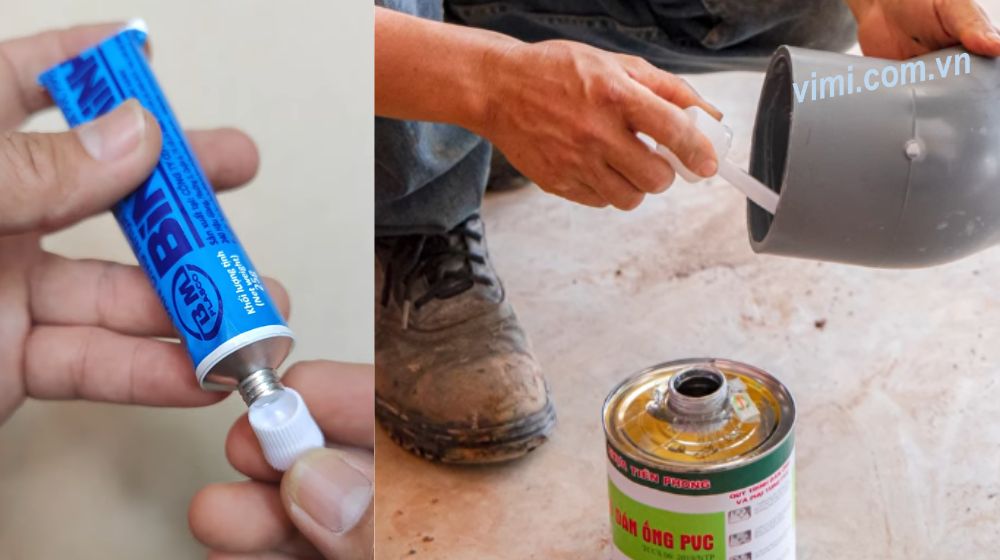 keo dán ống nhựa trong nước
