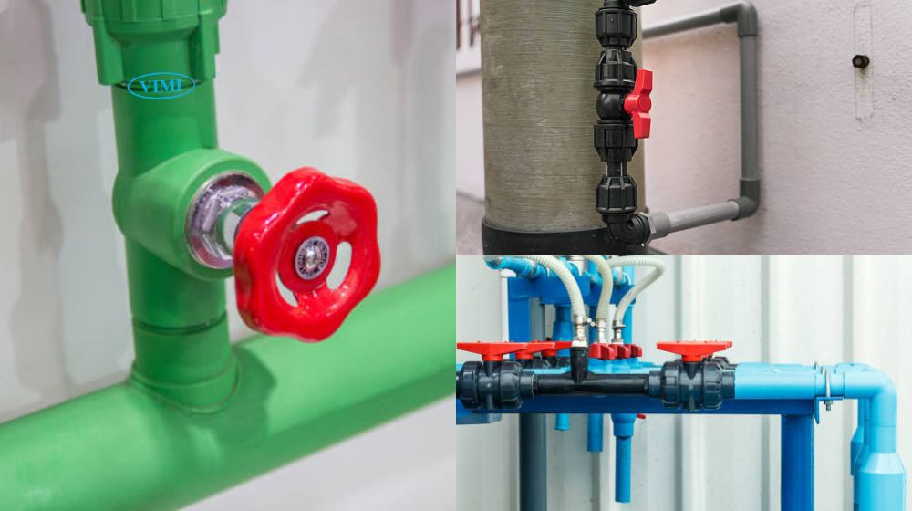 khóa nước nhựa trong công nghiệp