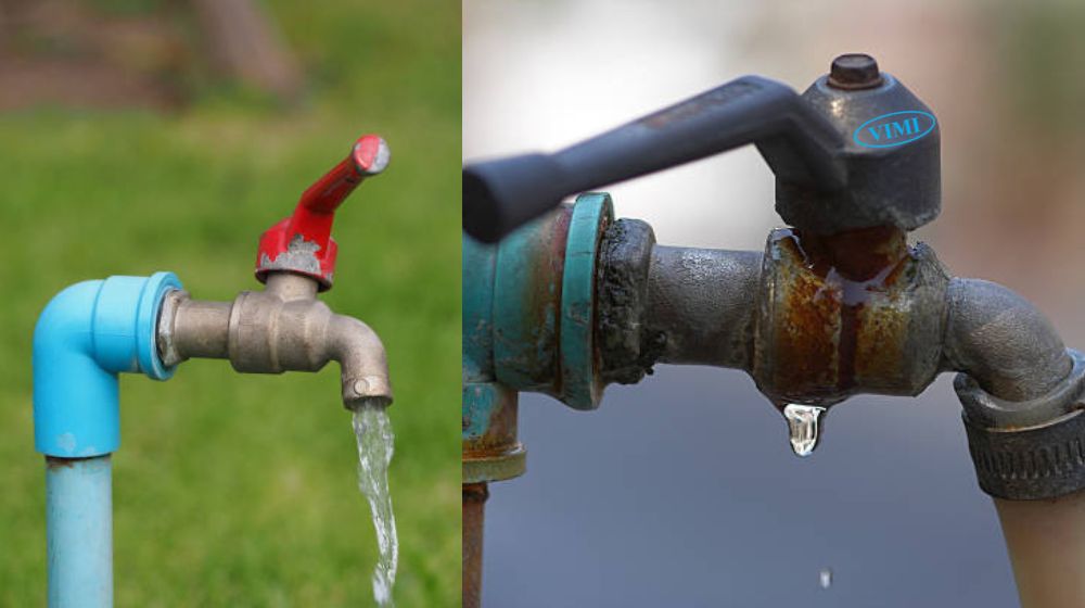 lỗi thường gặp của vòi khóa nước