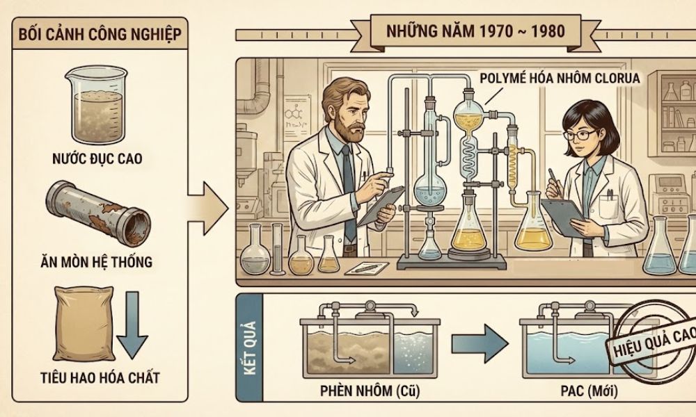 Hóa chất PAC - 10+ điều cần biết nguồn gốc ra đời của hóa chất pac là gì