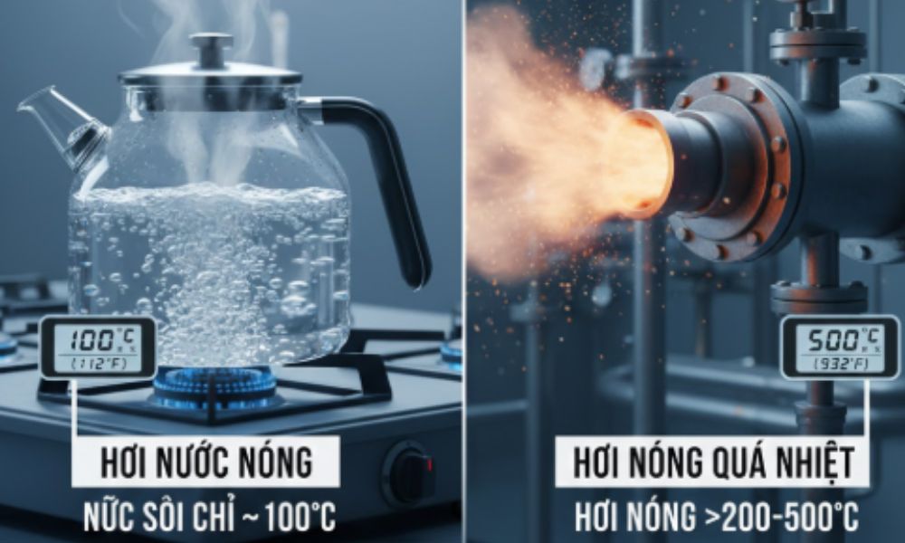 nhầm lẫn phổ biến về hơi nóng