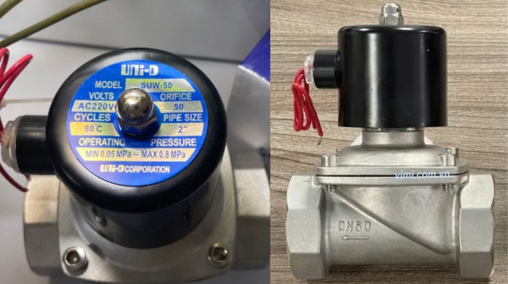 Van điện từ 220V phi 60 là gì nhận biết van điện từ 220v phi 60