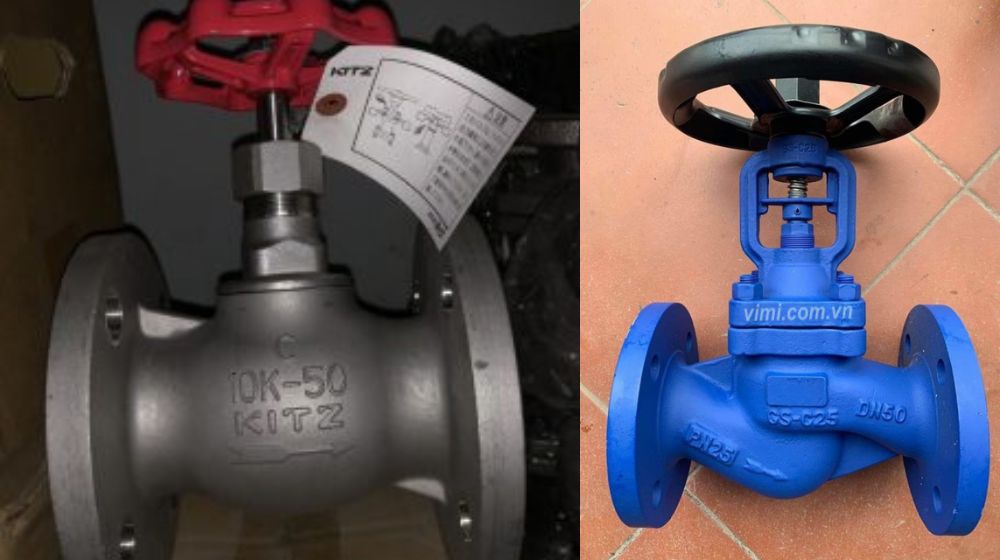 phân loại van cầu dn50 theo lưu chất