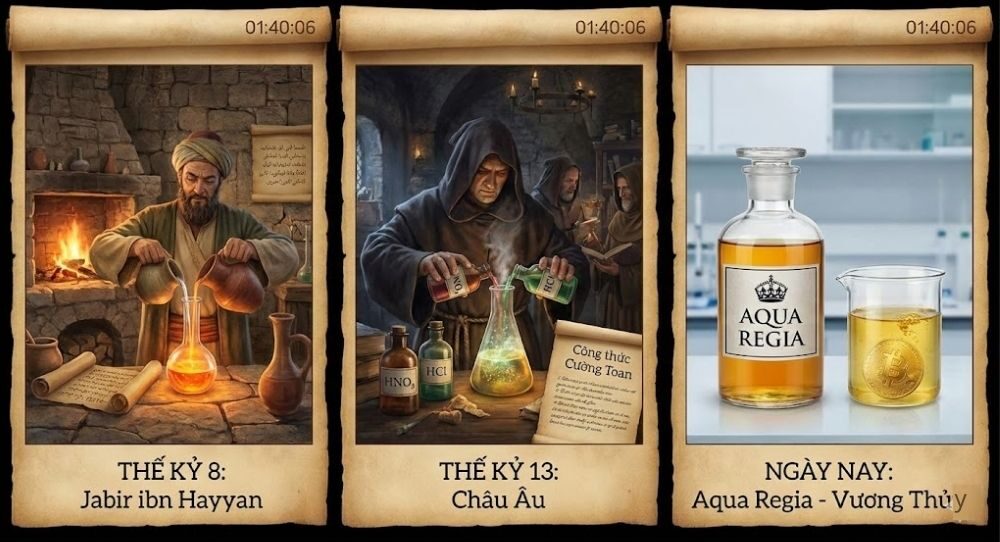 sự ra đời của nước cường toan