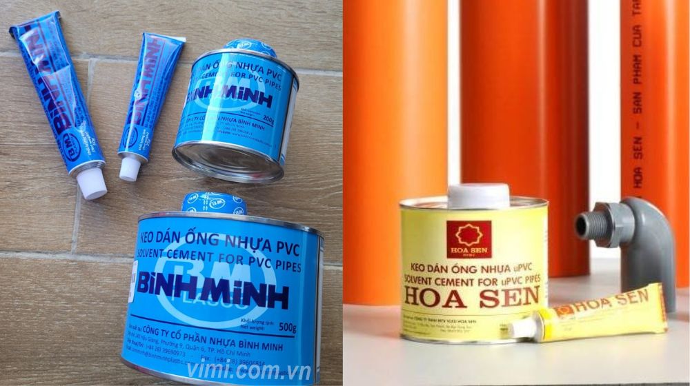 thiết kế keo dán ống nhựa