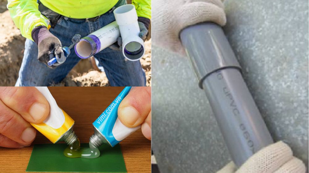 thời gian khô keo dán ống upvc