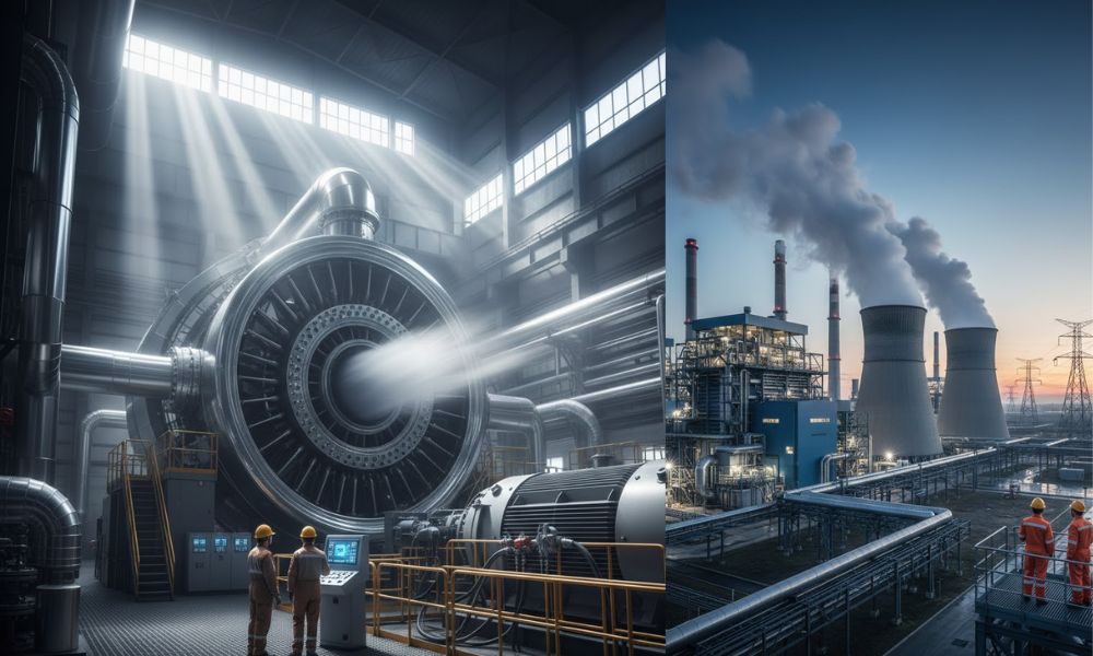 ứng dụng hơi nóng trong năng lượng và phát điện