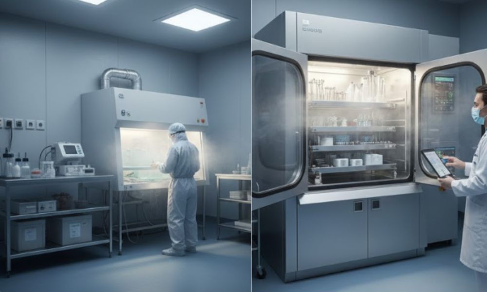 ứng dụng hơi nóng trong y tế và phòng thí nghiệm