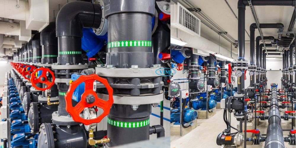 Ứng dụng của van bướm nhựa tay quay