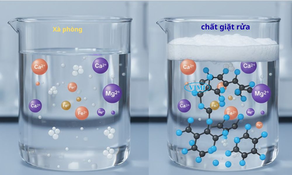 Chất giặt rửa tổng hợp - 15+ thông tin hữu ích ưu điểm hóa chất giặt rửa tổng hợp không bị ảnh hưởng nước cứng