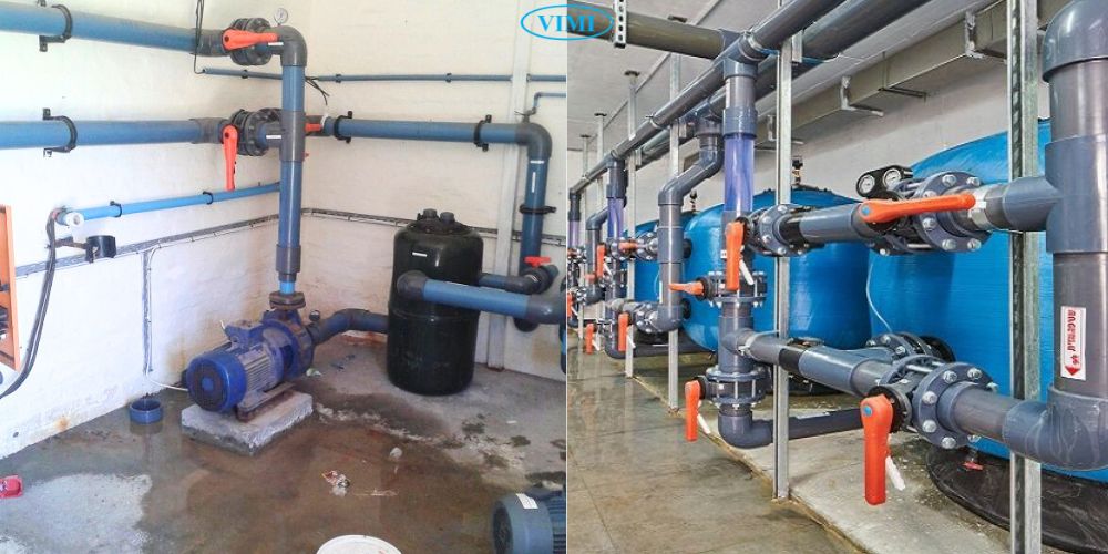 Van bướm nhựa tay gạt chất khí lỏng