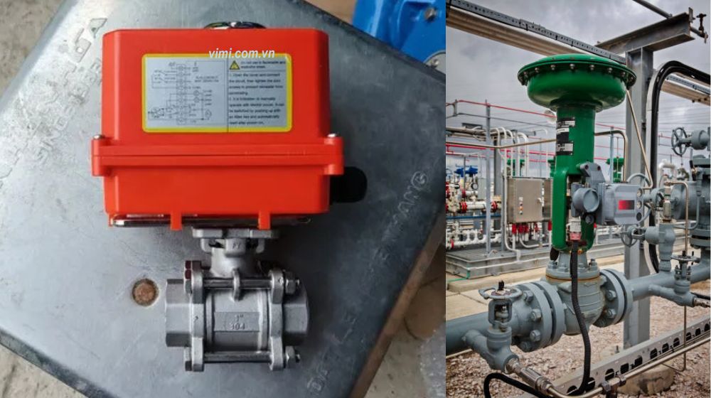 van điều khiển on off và tuyến tính