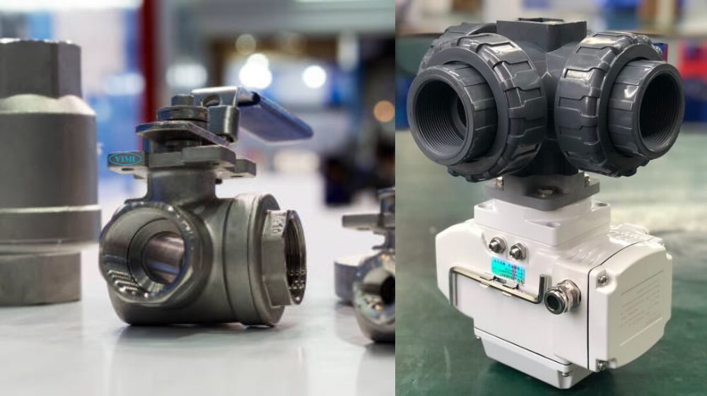 vận hành van nước 3 ngã