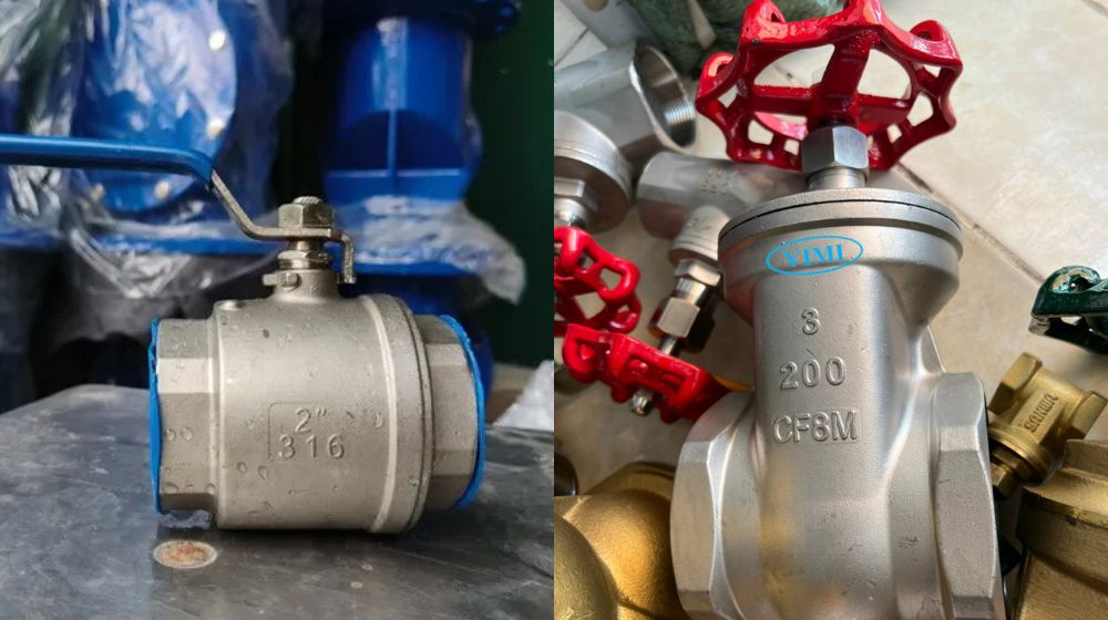 van khóa nước inox 316