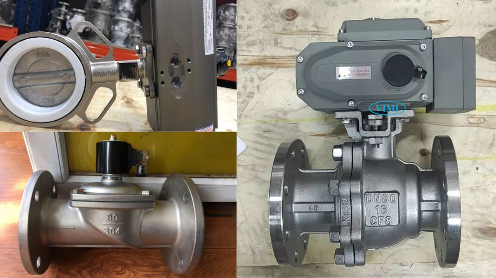 van khóa nước phi 90 điều khiển tự động