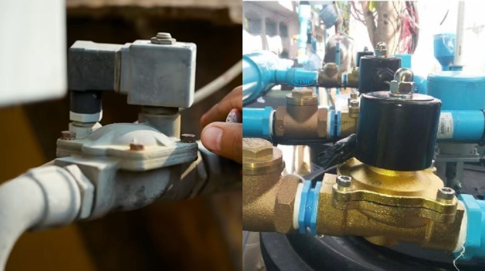 van khóa nước tự động điện từ
