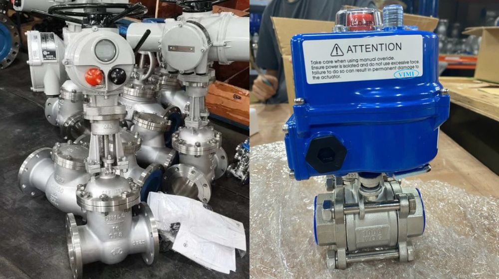 van khóa nước tự động điện