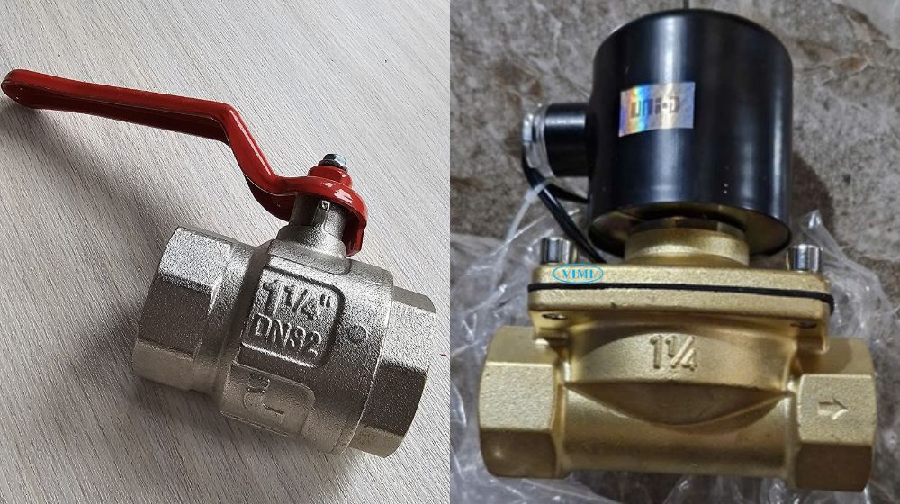 Van khóa nước phi 42 - DN32 - 1 1/4 inch vật liệu van khóa nước phi 42