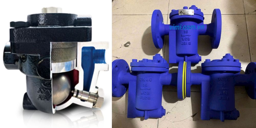 bẫy hơi phao tự do