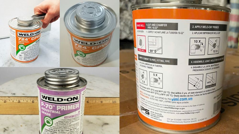 cách sử dụng keo dán cpvc 724