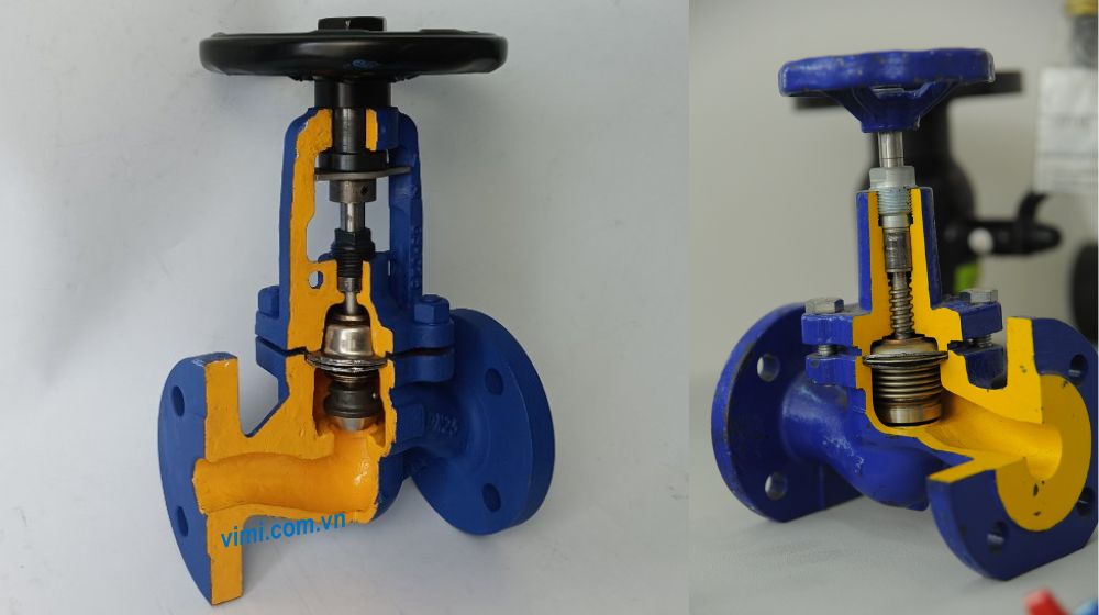 cấu tạo van chữ ngã