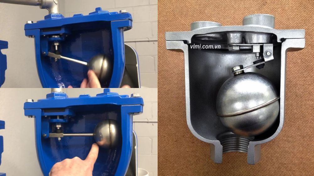cấu tạo van xả khí đơn