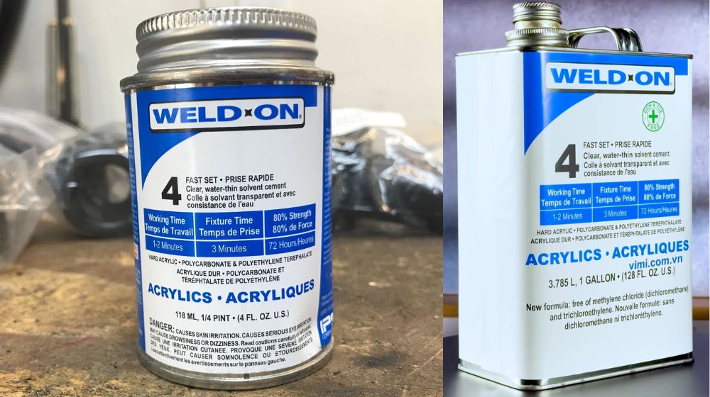 đóng gói và bảo quản keo weld on 4