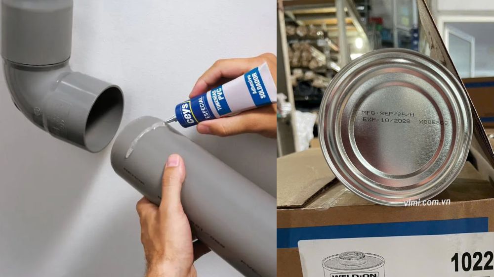 hạn sử dụng của keo dán ống nước