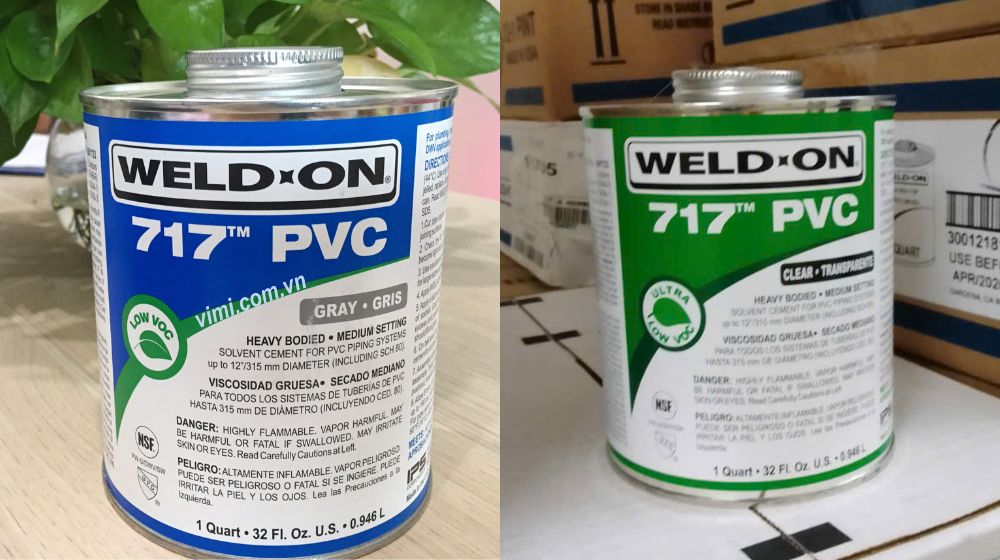 keo dán pvc 717 là gì