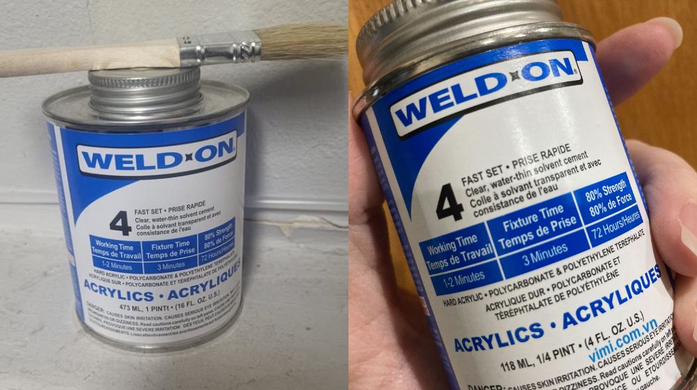 keo weld on 4 là gì