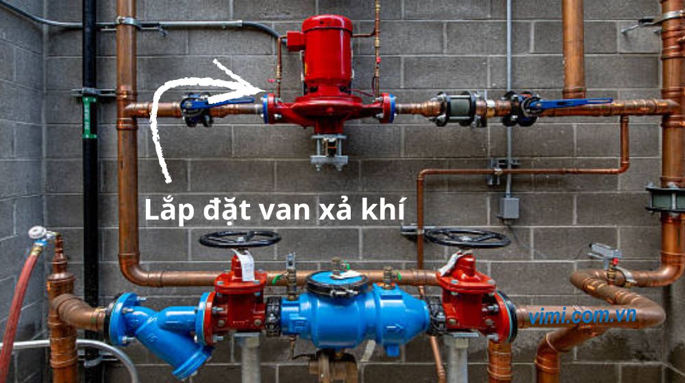 Cách lắp đặt van xả khí đúng kỹ thuật lắp đặt van xả khí ở đâu
