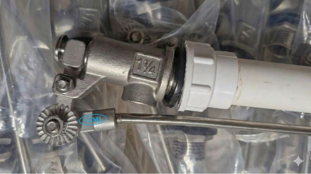 lắp van phao cơ d32 kim loại cho ống nhựa