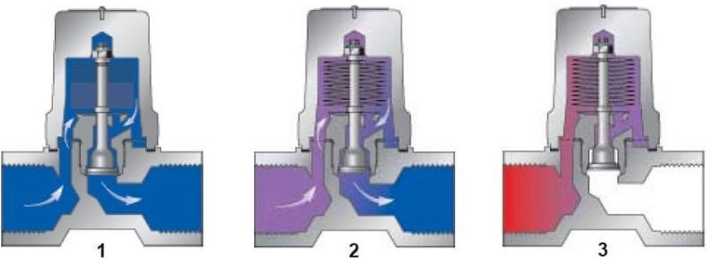 nguyên lý hoạt động của bẫy hơi nhiệt