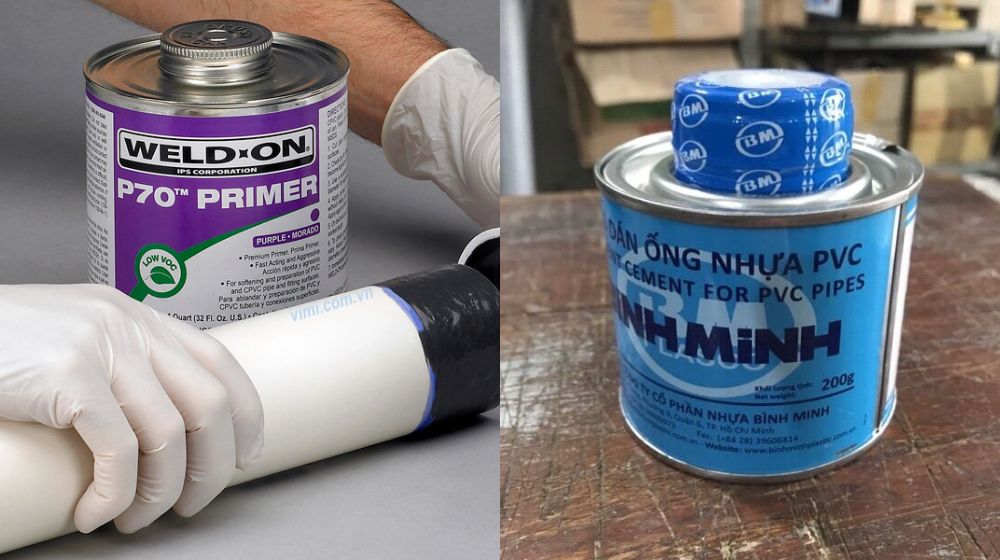 nhãn hiệu keo dán ống nước