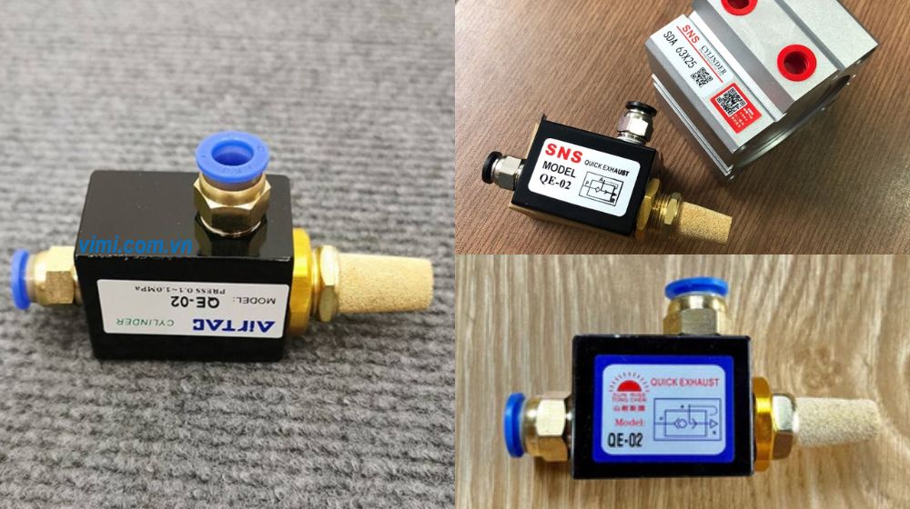 nhãn hiệu van xả khí nén 1 chiều