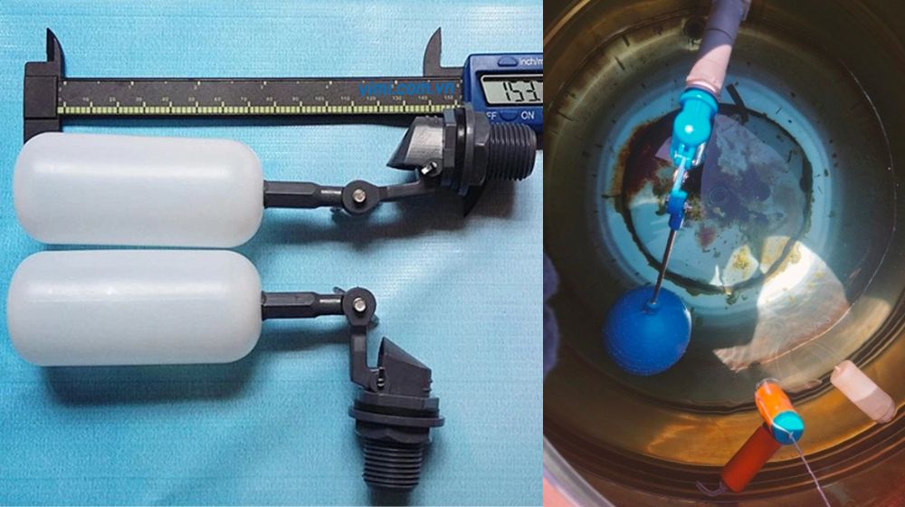 phao chống tràn bồn nước dạng cơ