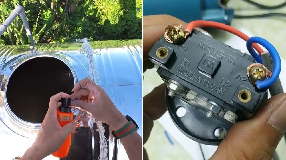 Phao điện không tự ngắt phao điện không tự ngắt do hỏng tiếp điểm