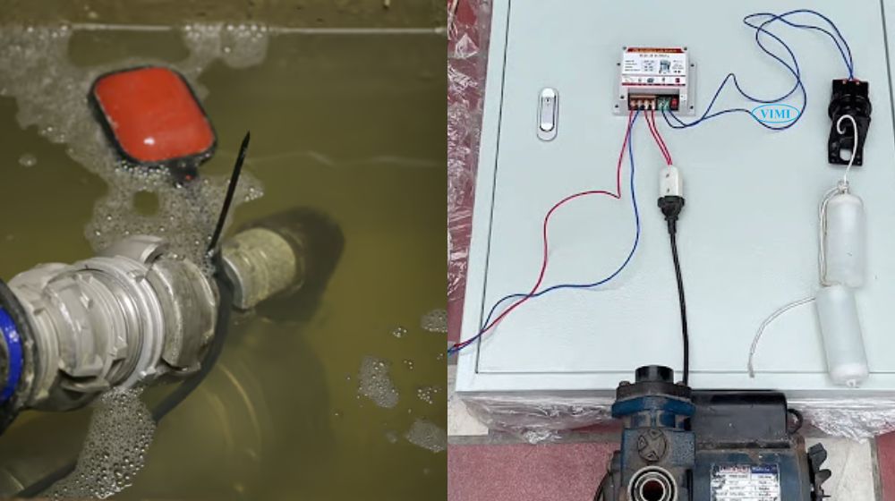 tác dụng của van phao điện đối với máy bơm
