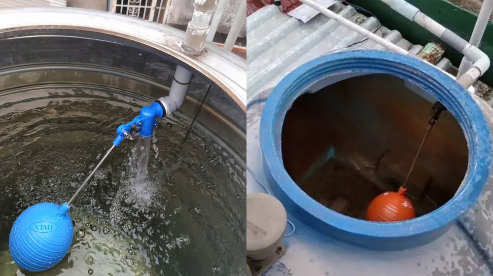 tác hại khi không có phao chống tràn bồn nước