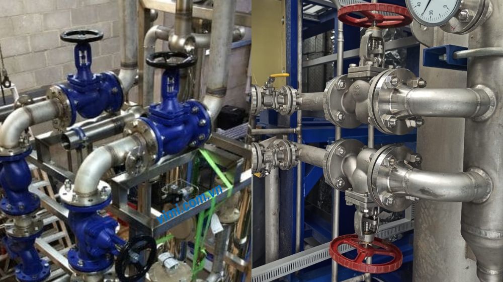 ứng dụng của van chữ ngã