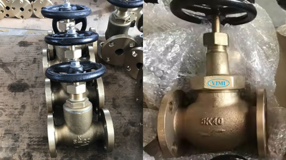 ưu điểm của van cầu đồng nối bích 5k